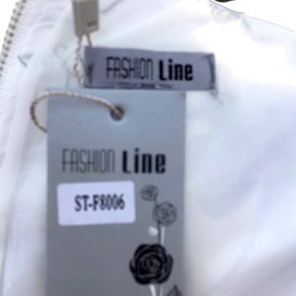 Blue violet floral white 2 pc cap sleeve crop top & full skirt set S M L NWT - Picture 8 of 13